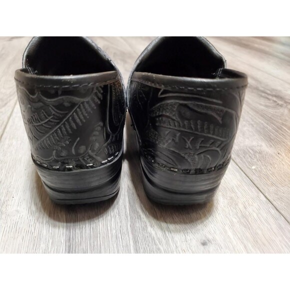 Dansko Clogs Mules Slip on Shoes Black Silver EU size 38 US size 8 - Picture 3 of 8